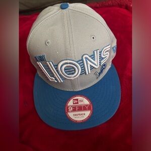 Detroit Lions Flat Brim SnapBack Hat